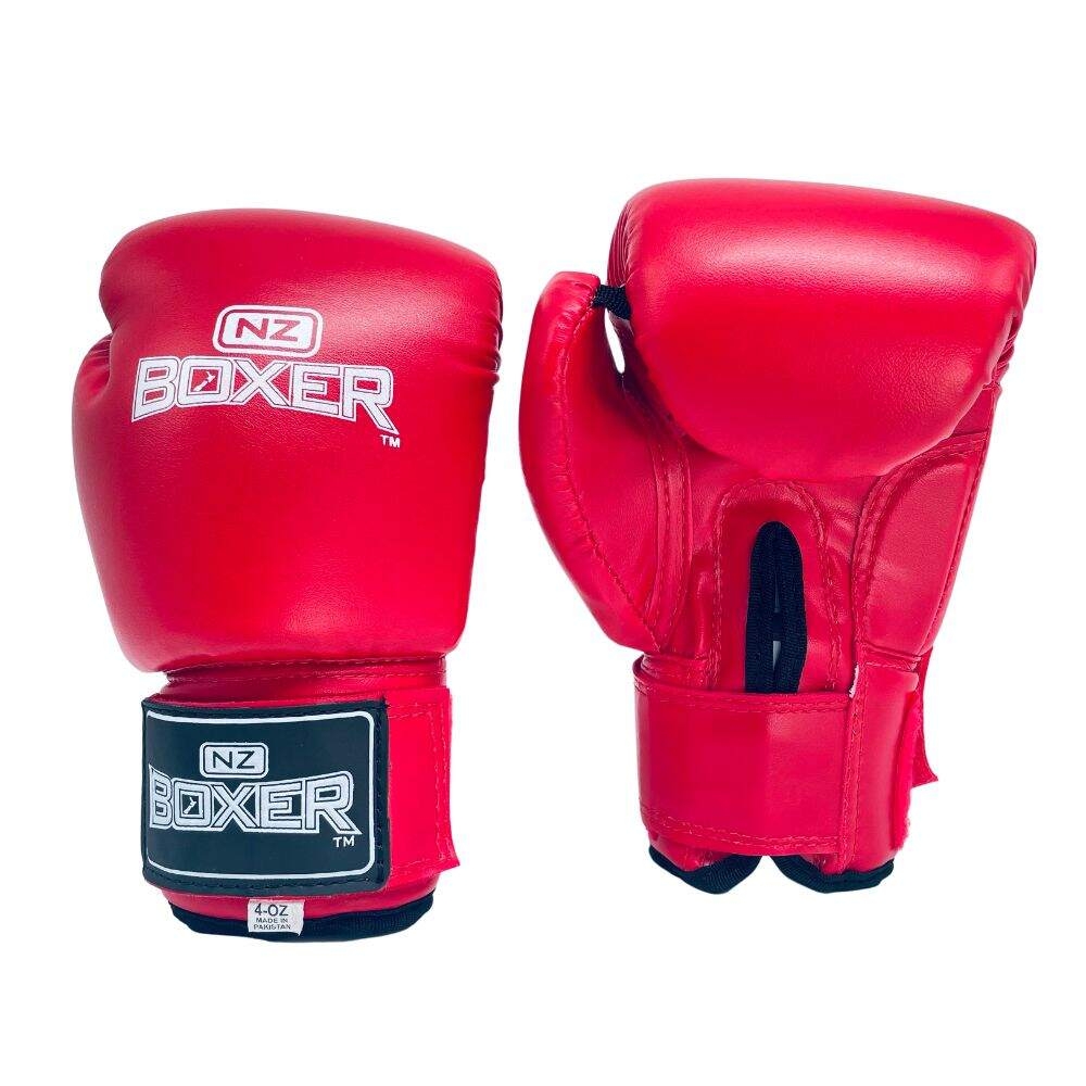 NZ BOXER YOUTH GLOVE 4oz (RED)
