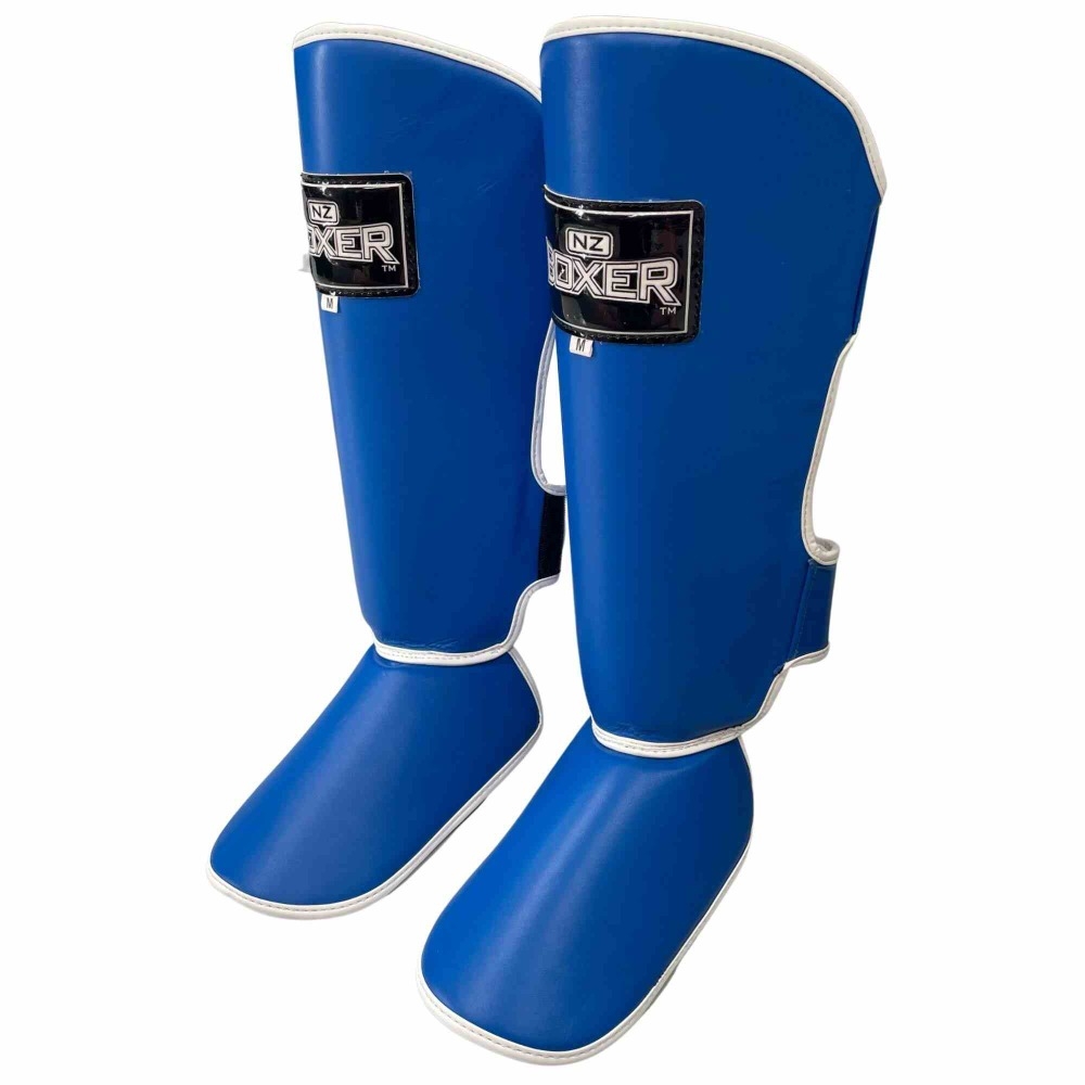 NZ Boxer Shin Guards Blue