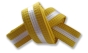 Yellow Karate Belt (white stripe)