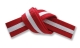Red Karate Belt (White Stripe)