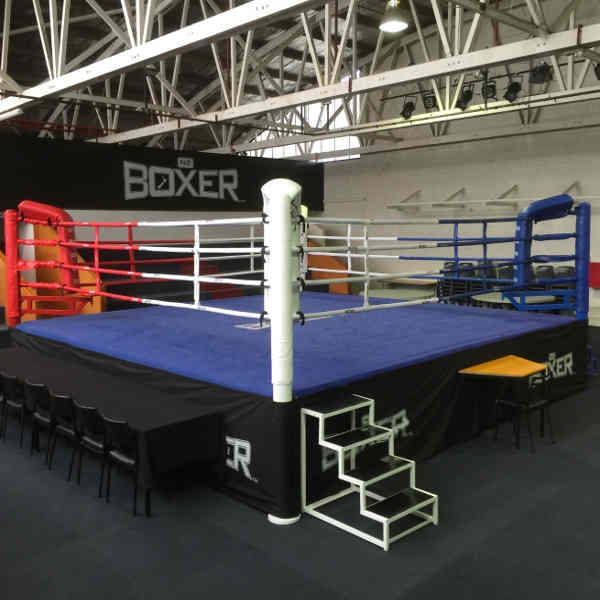 Professional Boxing Elevated 20' X 20' Regulation Size Boxing Ring - USA  BOXING EQUIPMENT
