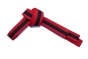 Red Karate Belt (Black Stripe)   