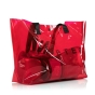 FAIRTEX RED METALLIC GLOVES
