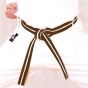 Brown Karate Belt (White Stripe)